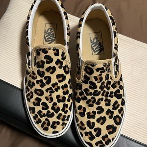 Cheetah print vans